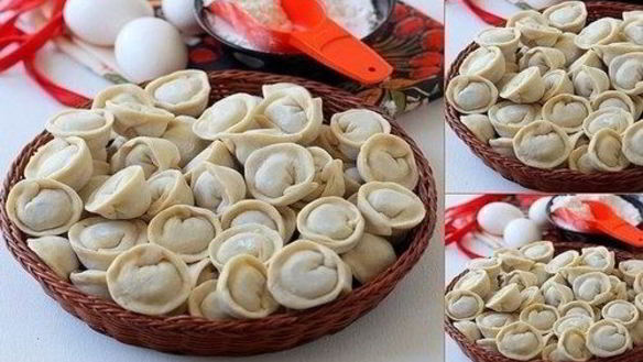 Рецепт Домашние пельмешки с мясным фаршем
