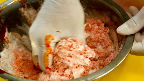 хинкали с картофелем и грибами