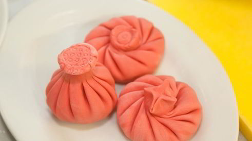 хинкали с картофелем и грибами