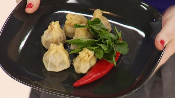 Рецепт Хинкали с мясом, мятои и корицеи