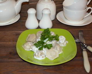 Пельмени из рисовой муки