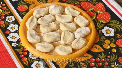 пельмени с грибами