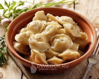 Пельмени с курицей