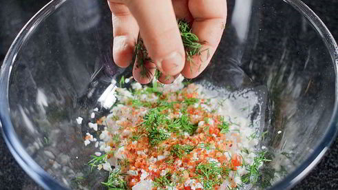 пельмени с лососем и судаком