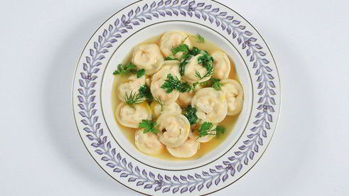 пельмени с лососем и судаком