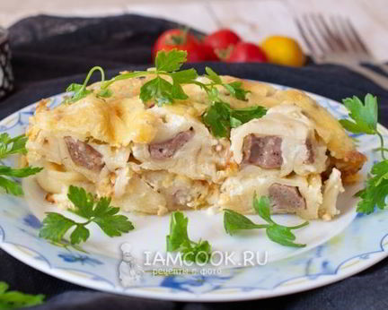 Пельмени с сыром и майонезом в духовке