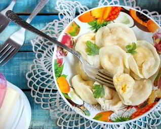 Пельмени с сыром