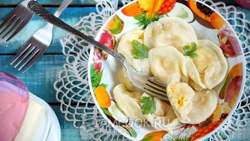 пельмени с сыром