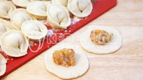 пельмени с тыквой