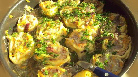 Рецепт Рулеты из теста с фаршем — очень ленивые пельмени