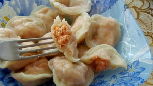 Рецепт Рыбные пельмени из горбуши