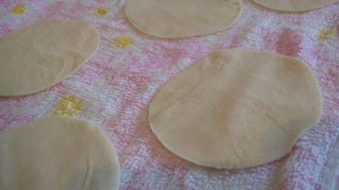 вонтоны с луком и свининой