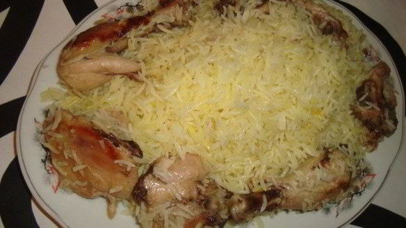 Рецепт Азербайджанский плов с курицей