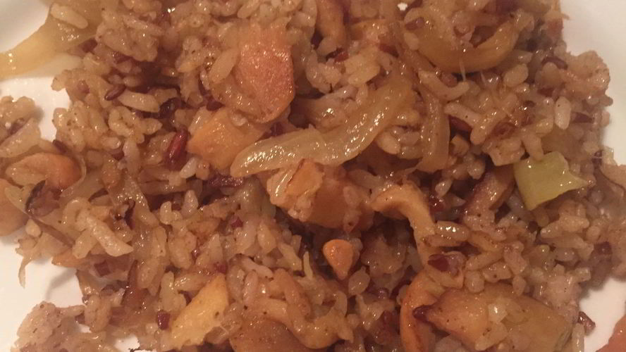 Рецепт грибной плов