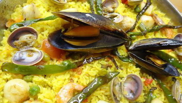 Рецепт Испанской паэльи с морепродуктами