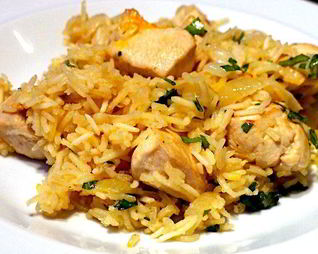 Куриный плов в мультиварке