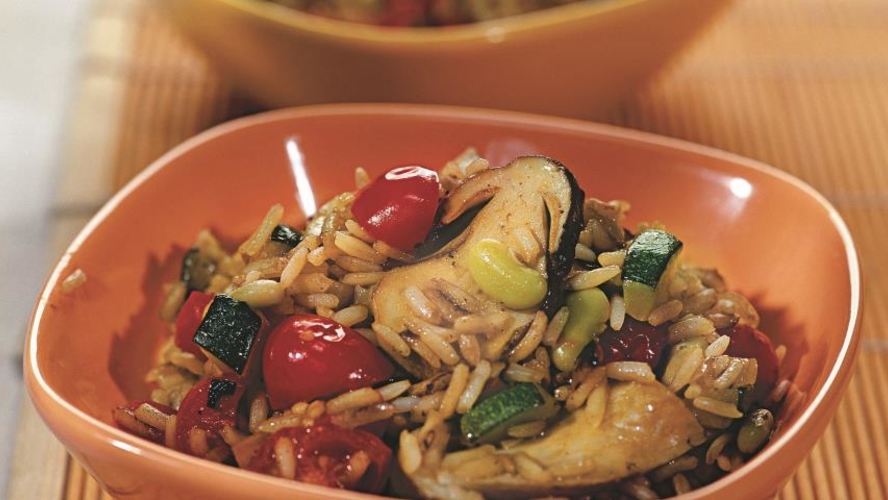 Рецепт овощной пилав