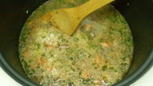 овощной плов с грибами