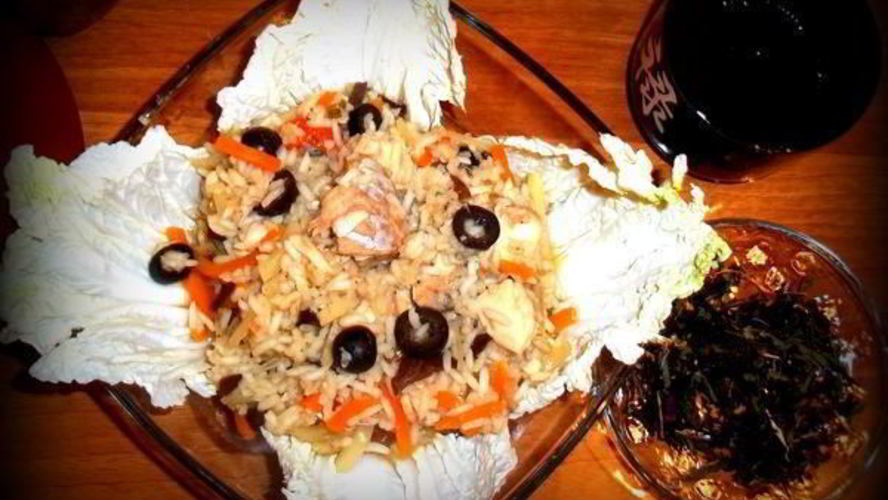 Рецепт паэлья — быстрый рис с консервированным тунцом