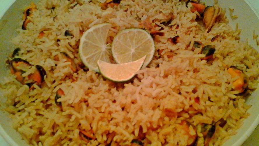 Рецепт паэлья с мидиями