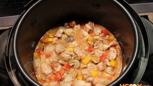 паэлья в мультиварке