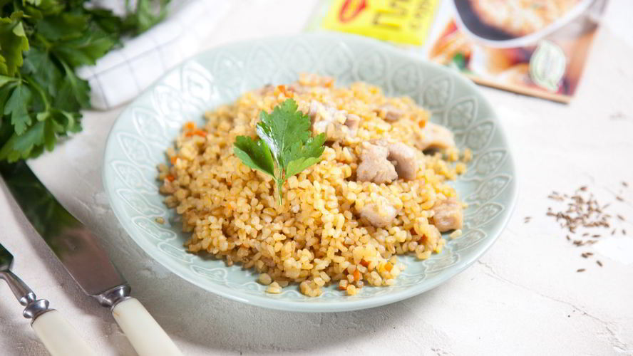 Рецепт плов из булгура с курицей