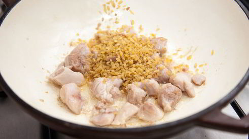 плов из булгура с курицей