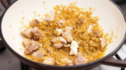 плов из булгура с курицей