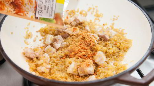 плов из булгура с курицей