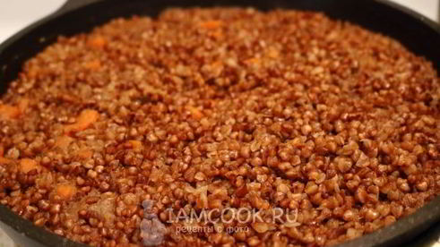 плов из гречки с мясом