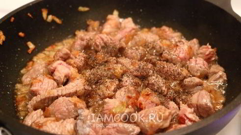 плов из гречки с мясом