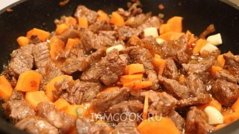 плов из гречки с мясом