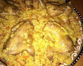 Плов из перепелок