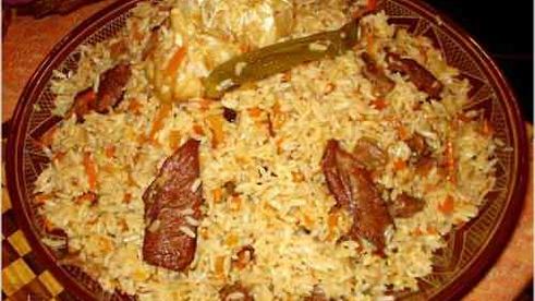 плов по фергански с бараниной