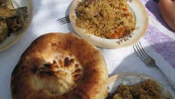 Рецепт Плов по-татарски на костре