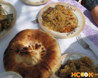 Плов по-татарски на костре