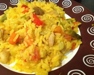 Плов постный