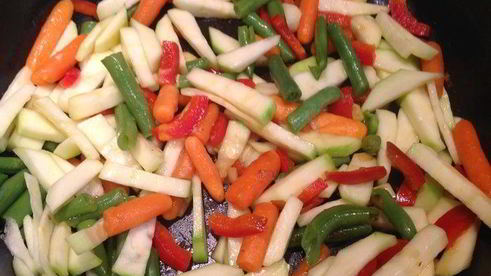 плов постный