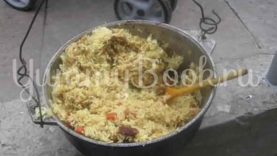 Рецепт плов праздничный по-узбекски