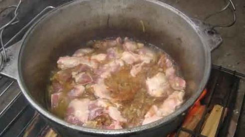 плов праздничный по-узбекски