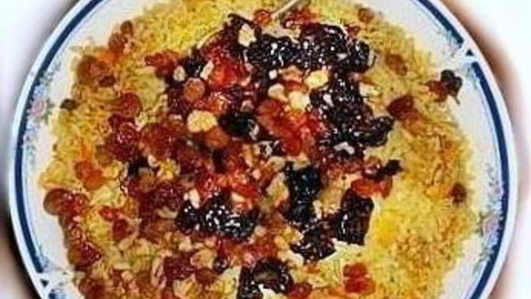 Рецепт Плов с черносливом и сухофруктами