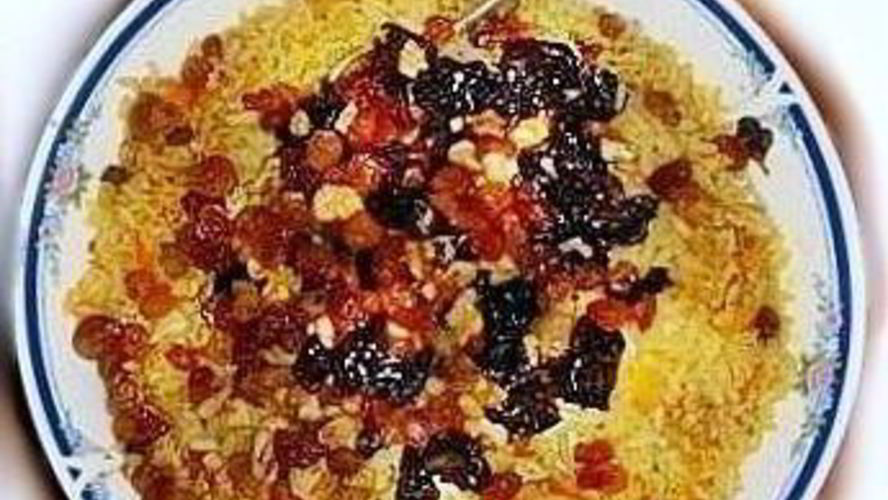 Рецепт плов с черносливом и сухофруктами