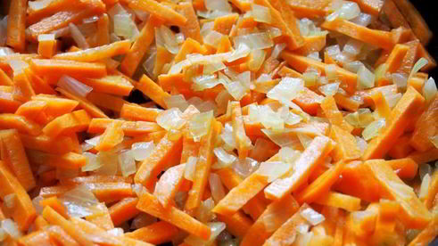 плов с фрикадельками в духовке