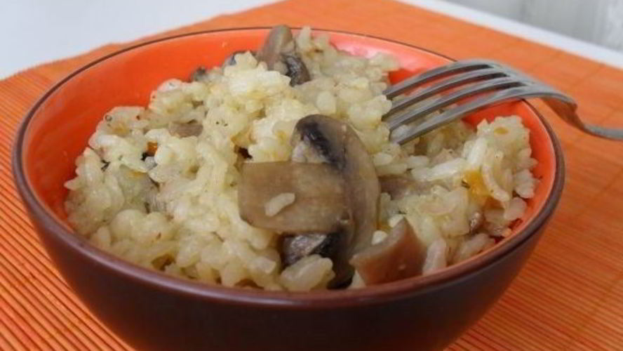 Рецепт плов с грибами и мясом