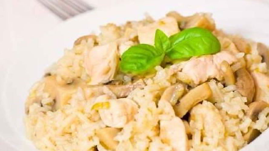 Рецепт плов с курицей и грибами