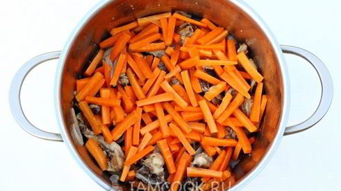 плов с курицей в кастрюле