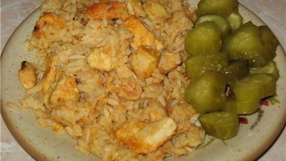 Рецепт Плов с курицей в мультиварке