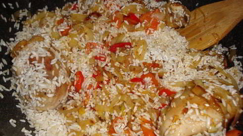 плов с розмарином