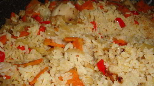 плов с розмарином