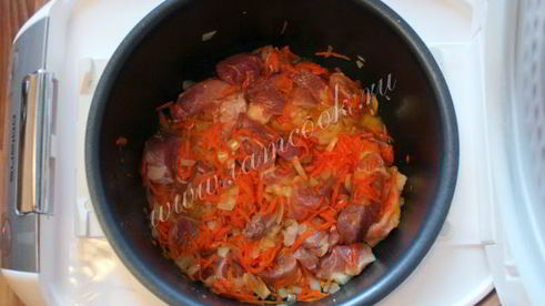 плов со свининой в мультиварке